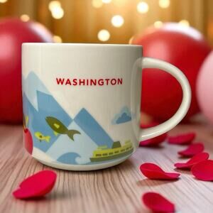 Starbucks Washington State You Are Here Mug 14 oz Coffee Cup YAH EUC